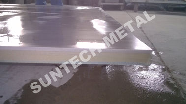 चीन SB265 Gr.1 / 516 Gr.70N Titanium Clad Plate for Heat Exchanger Tubesheets आपूर्तिकर्ता
