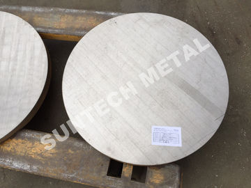 चीन SB265 Gr.1 Titanium / Carbon Steel Clad Tubesheet for Condensers आपूर्तिकर्ता