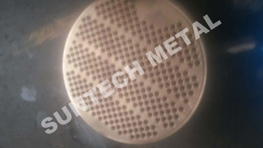 चीन SA516 Gr.70 Thick Naval Brass Clad Plate Tubesheet Machined and Drilled आपूर्तिकर्ता