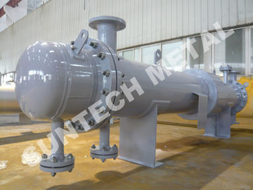 चीन Connecting Cooler Shell And Tube Type Condenser  110sqm 800mm Length आपूर्तिकर्ता