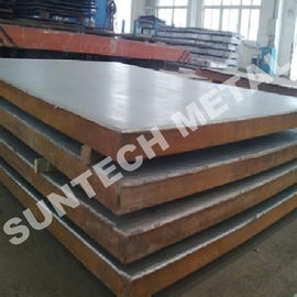 चीन Explosin Bonded Clad Plate B265 Gr2 / A516 Gr 70 Titanium / Steel Clad Square Plate आपूर्तिकर्ता